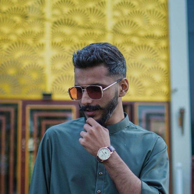 Men’s Embroidered Cotton Panjabi